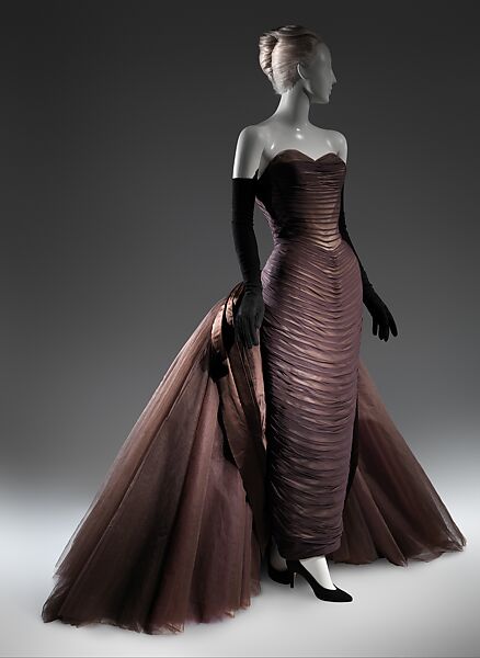 "Butterfly", Charles James (American, born Great Britain, 1906–1978), silk, synthetic, metal, American