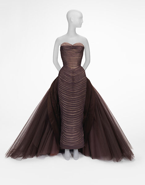 "Butterfly", Charles James (American, born Great Britain, 1906–1978), silk, synthetic, metal, American 