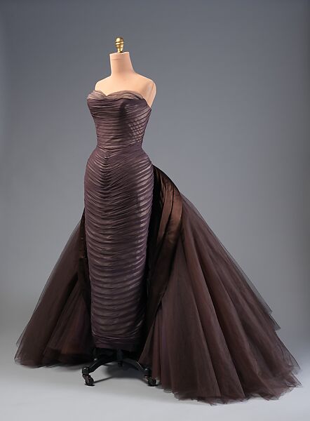 "Butterfly", Charles James (American, born Great Britain, 1906–1978), silk, synthetic, metal, American