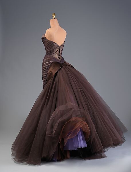 "Butterfly", Charles James (American, born Great Britain, 1906–1978), silk, synthetic, metal, American