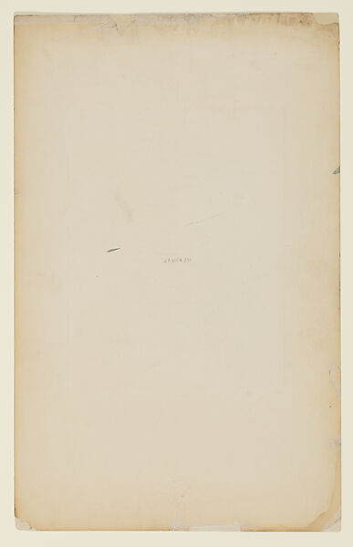 Design for sconce, Louis C. Tiffany (American, New York 1848–1933 New York), Crayon and graphite on tissue mounted on board., American