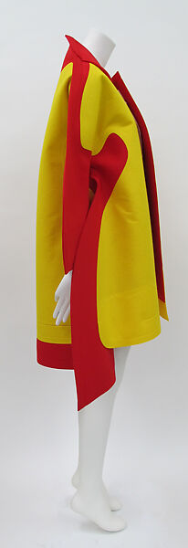 Dress, Comme des Garçons (Japanese, founded 1969), polyester, cotton, Japanese