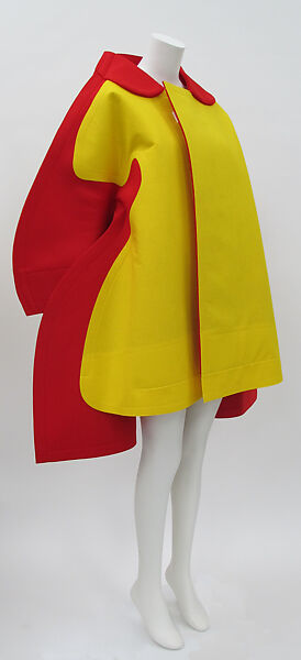 Dress, Comme des Garçons (Japanese, founded 1969), polyester, cotton, Japanese