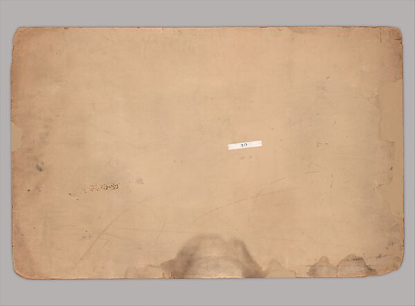 Suggestion for Three Upper Windows in Large Hall for Residence of Mr. T. Eaton, Toronto, Canada, Louis C. Tiffany (American, New York 1848–1933 New York), Gouache and watercolor on transparent paper over photograph collage (probably gelatin silver print) mounted on artist’s board with graphite; original mat, American