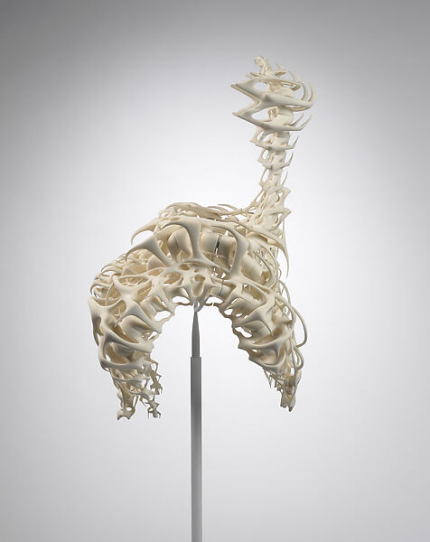 Ensemble, Iris van Herpen (Dutch, founded 2007), (a, b) plastic (polyamide); (c, d) leather, plastic (acrylic), Dutch