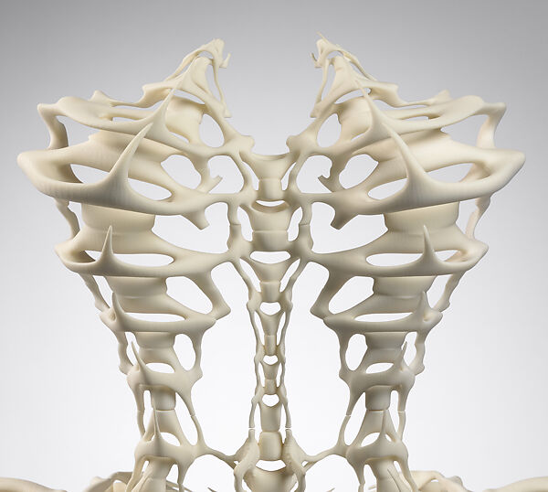 Ensemble, Iris van Herpen (Dutch, founded 2007), (a, b) plastic (polyamide); (c, d) leather, plastic (acrylic), Dutch