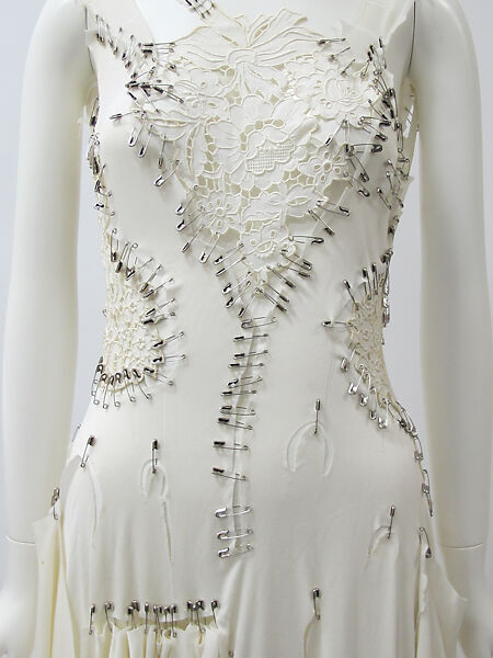 Dress, Koos van den Akker (American, born Netherlands, The Hague 1939–2015 New York), synthetic, cotton, metal, American