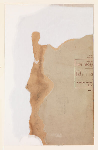 Design for left-hand panel for Te Deum Laudamus mosaic triptych, Louis C. Tiffany (American, New York 1848–1933 New York), Transparent and opaque watercolor and graphite on paper, American