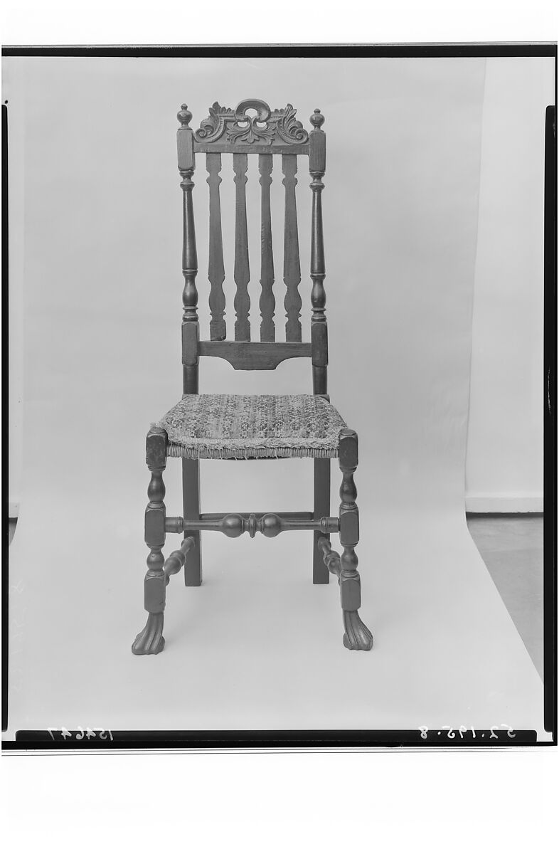 Banister-back chair, Maple, American