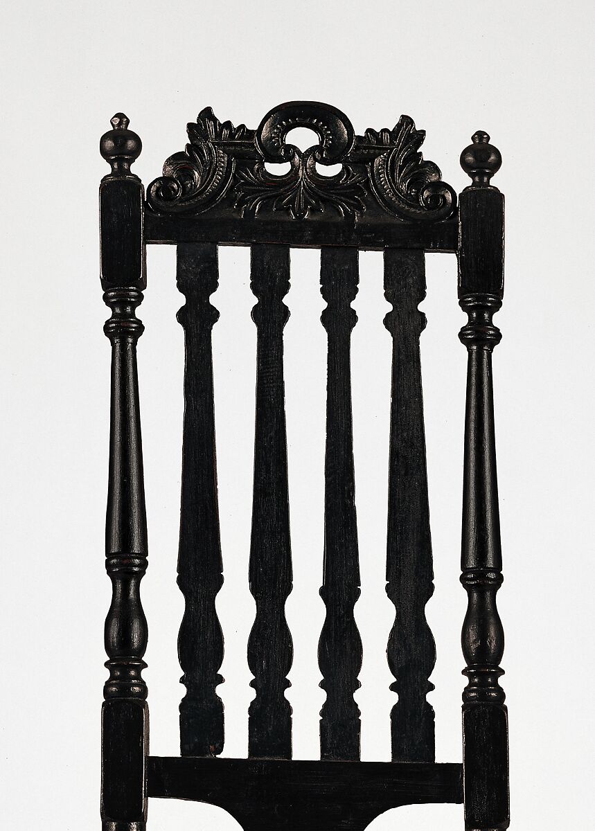 Banister-back chair, Maple, American