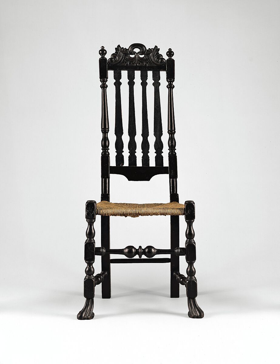 Banister-back chair, Maple, American