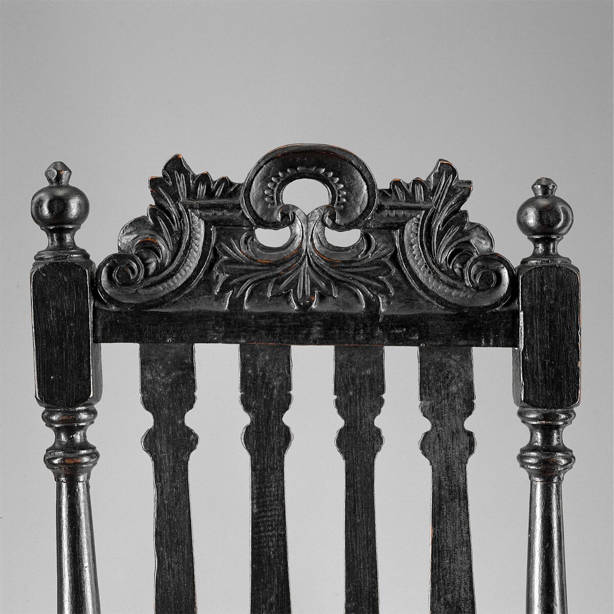 Banister-back chair, Maple, American