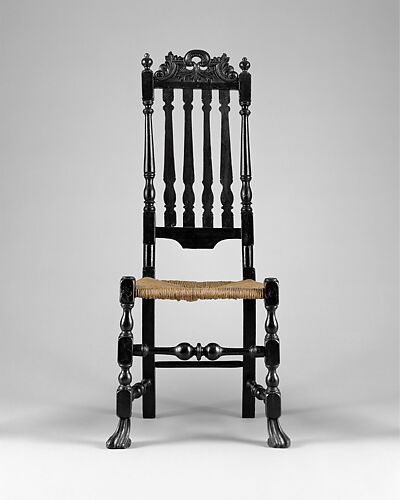 Banister-back chair