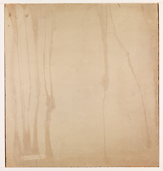 Design for Ark Doors, Temple Emanu-El, New York, Louis C. Tiffany (American, New York 1848–1933 New York), Silver gelatin print with brown ink and graphite on wove paper mounted on board in original warm grey window mat, American