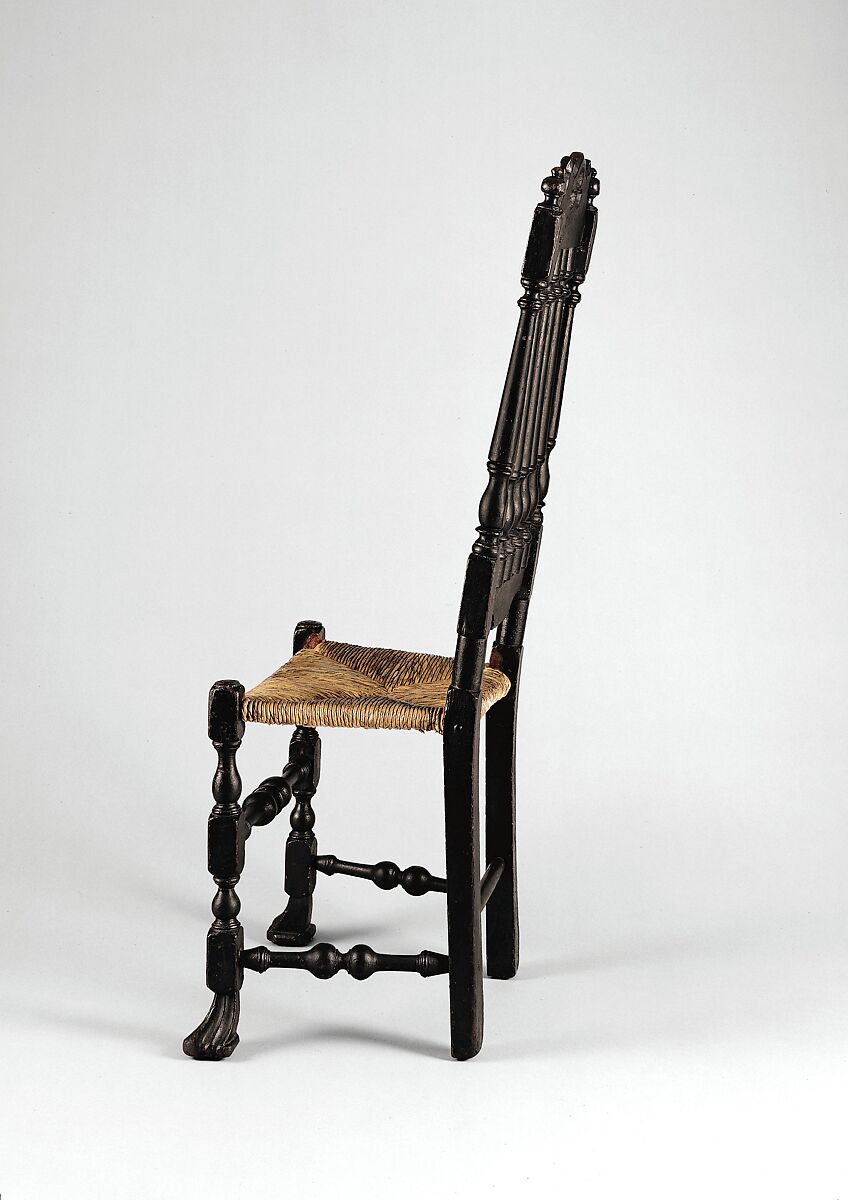 Banister-back chair, Poplar, ash, American 