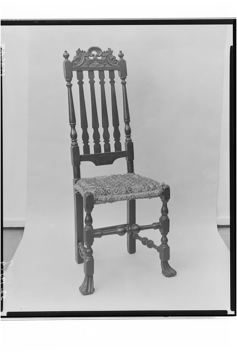 Banister-back chair, Poplar, ash, American