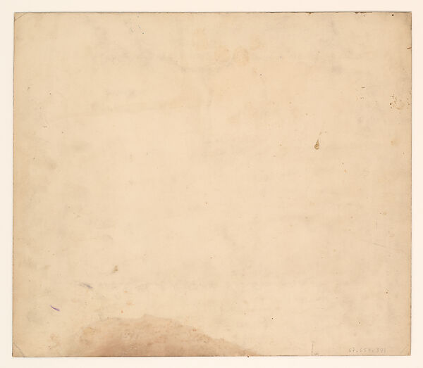 Font for Mr. H.S. Brown. / 12 Hastings Ave / East Cleveland, Ohio, Louis C. Tiffany (American, New York 1848–1933 New York), Watercolor, pen, and graphite drawing highlighted with gouache, American 