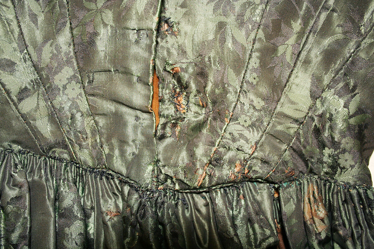 Afternoon dress, Silk, American