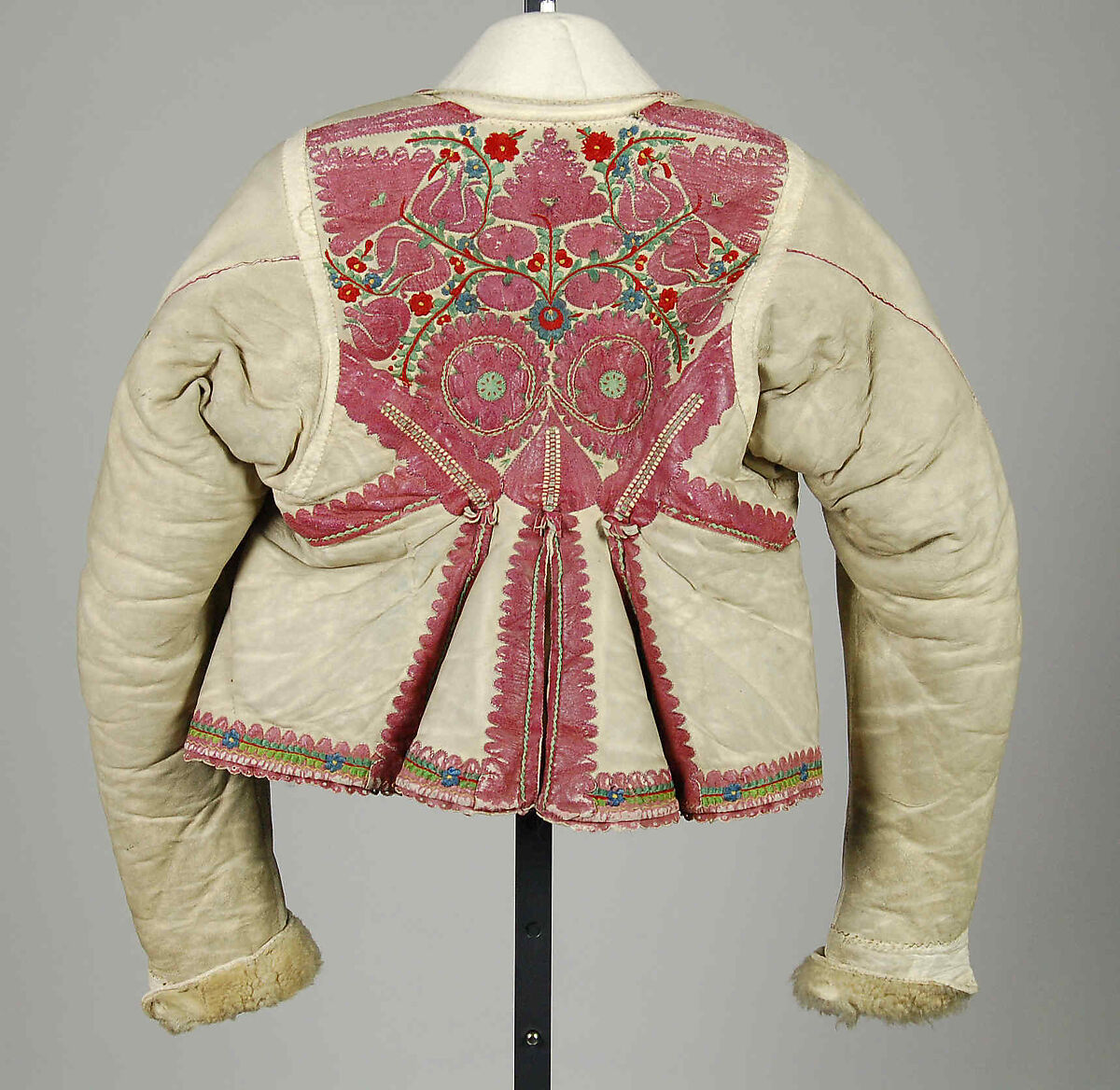 Jacket, Leather, wool, silk, Hungarian