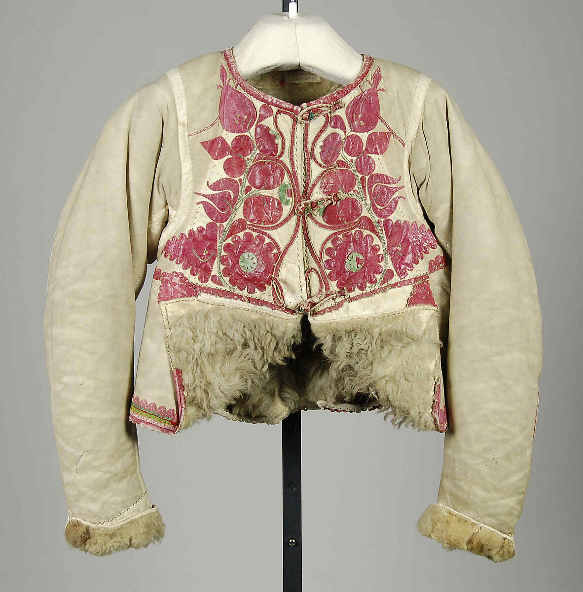 Jacket, Leather, wool, silk, Hungarian 