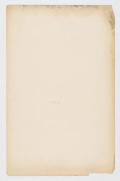Design for chandelier, Louis C. Tiffany (American, New York 1848–1933 New York), Watercolor and graphite on paper, American