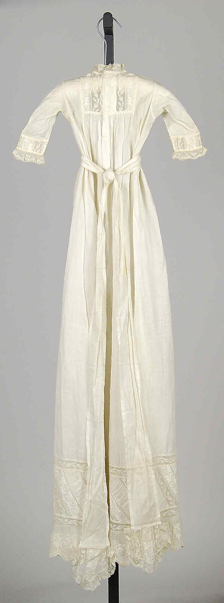 Dress, Linen, cotton, American