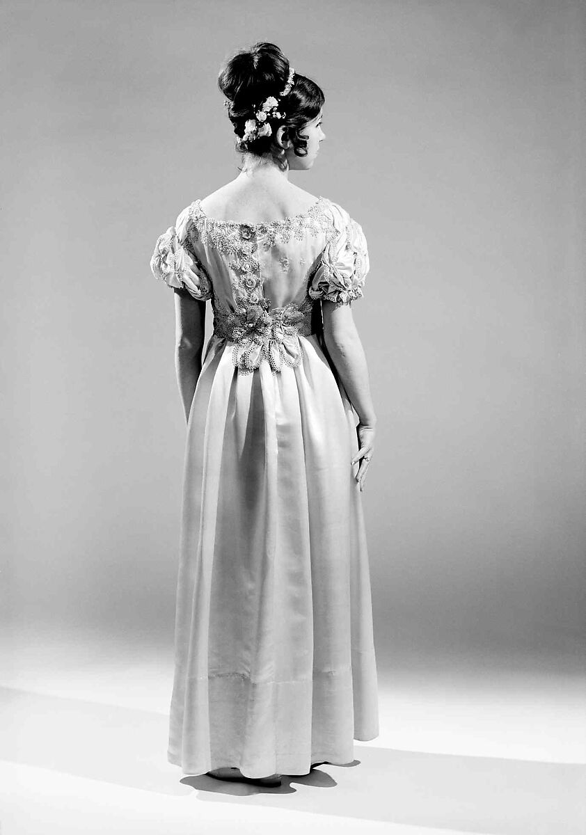 Wedding dress, Silk, American