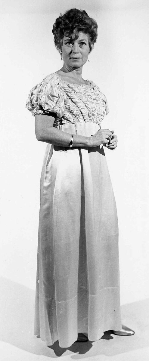 Wedding dress, Silk, American
