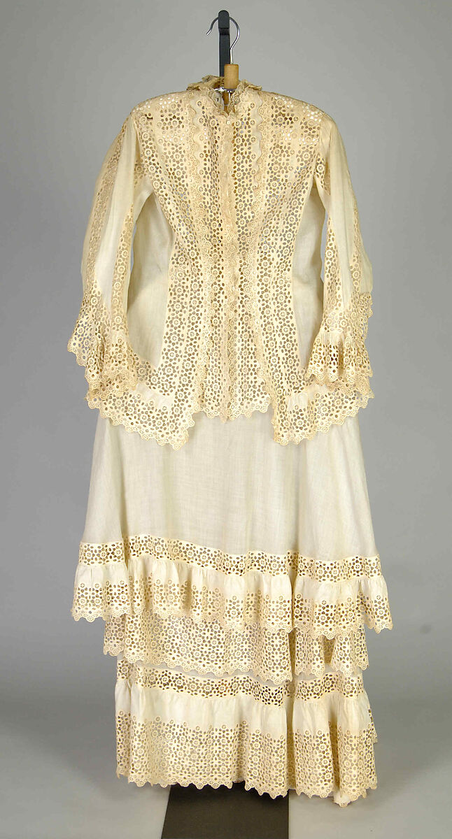 Morning dress, Cotton, French 