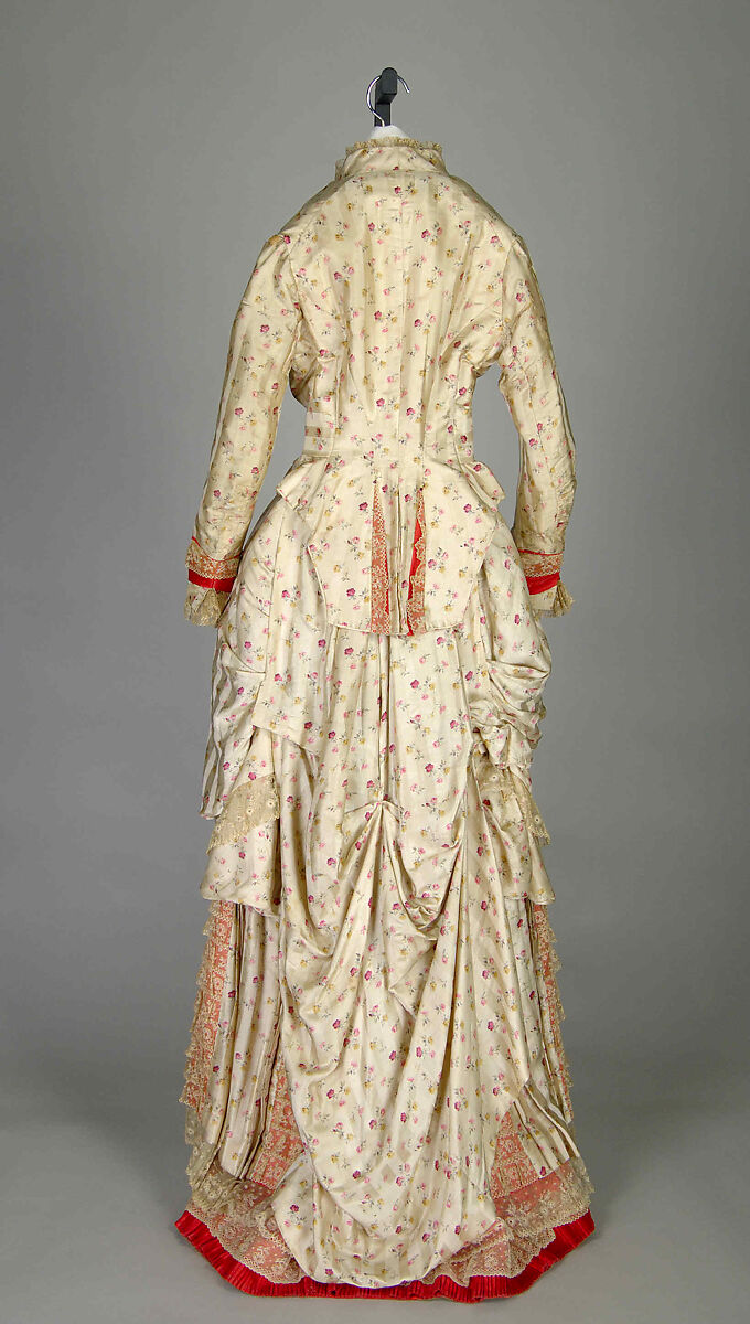 Afternoon dress, Catherine Donovan (American (born Ireland), 1826 (?)–1906), Silk, American