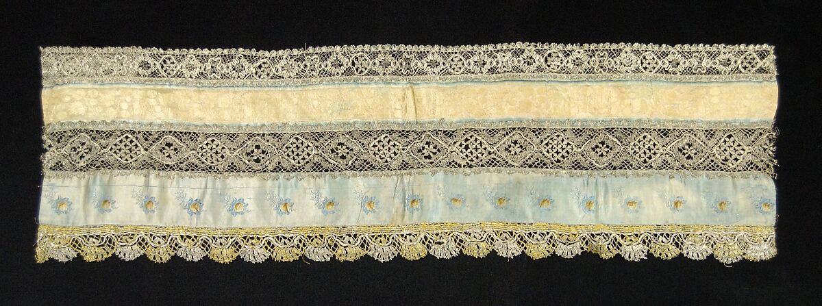 Towel border, Silk, metallic, Russian 