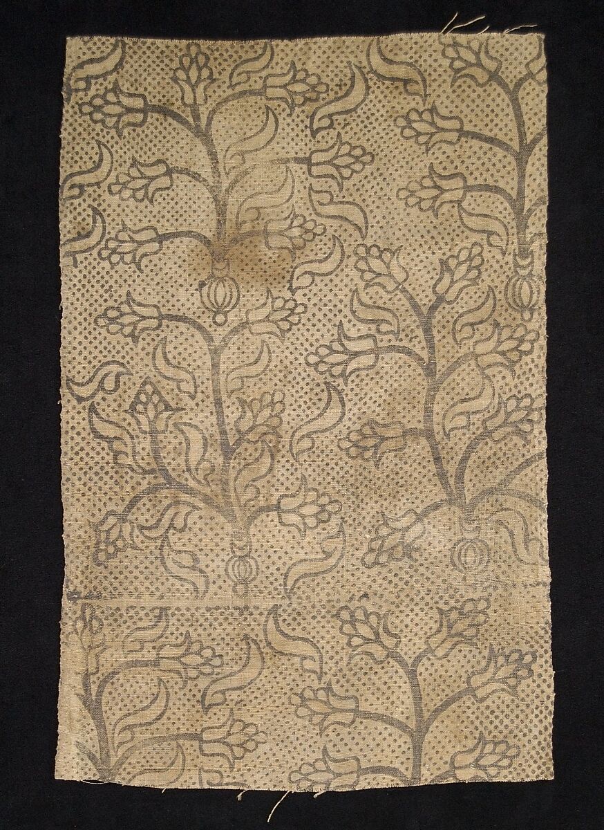 Textile fragment, Linen, Russian 