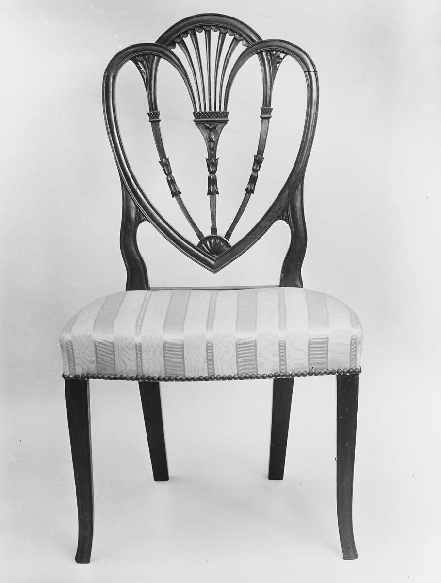 Side Chair, Mahogany, ash, tulip poplar, oak, American 