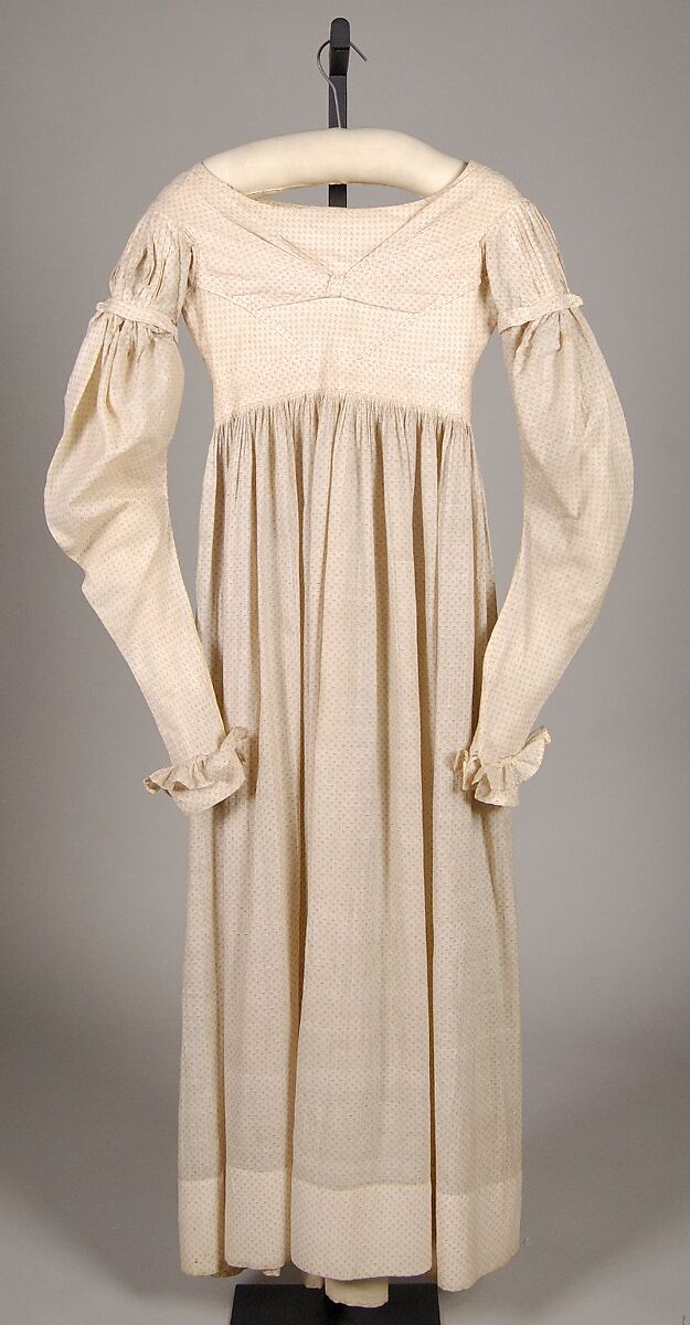 Afternoon dress, Cotton, American 