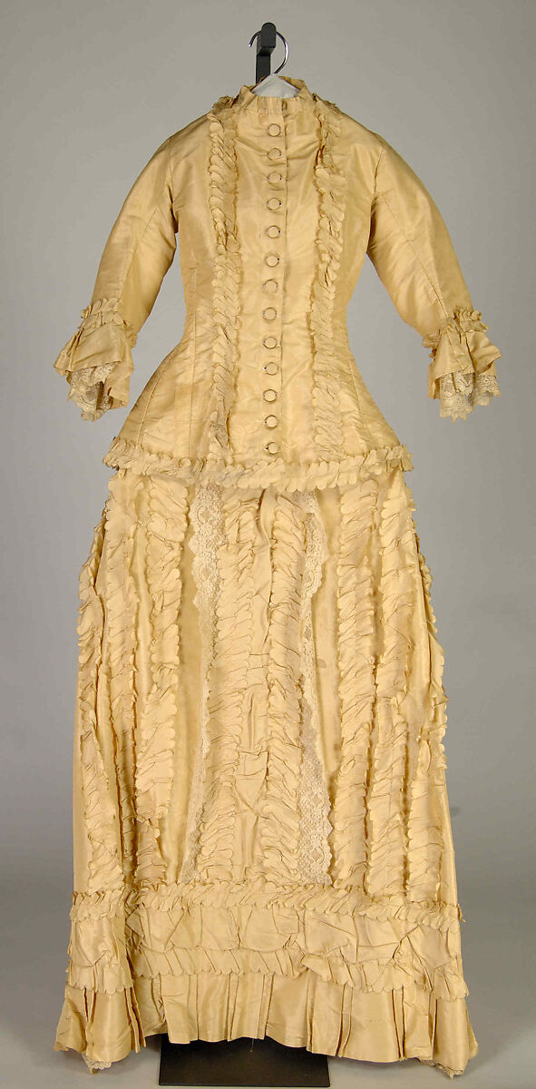 Wedding Dress, Silk, American 