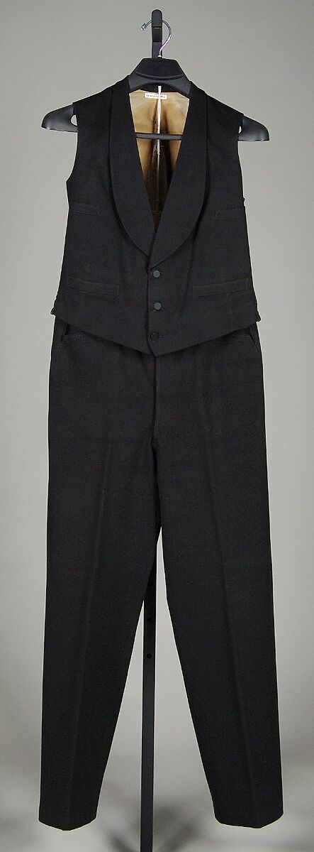 Wedding suit, (a) James Mitchell (American), Wool, American