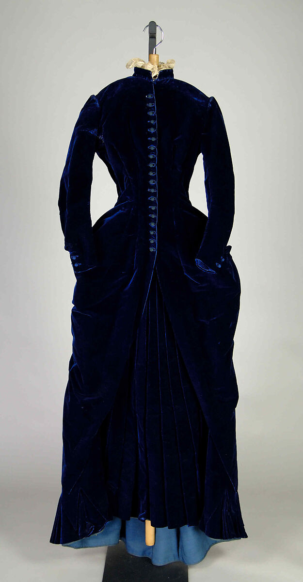 Afternoon dress, Silk, American 