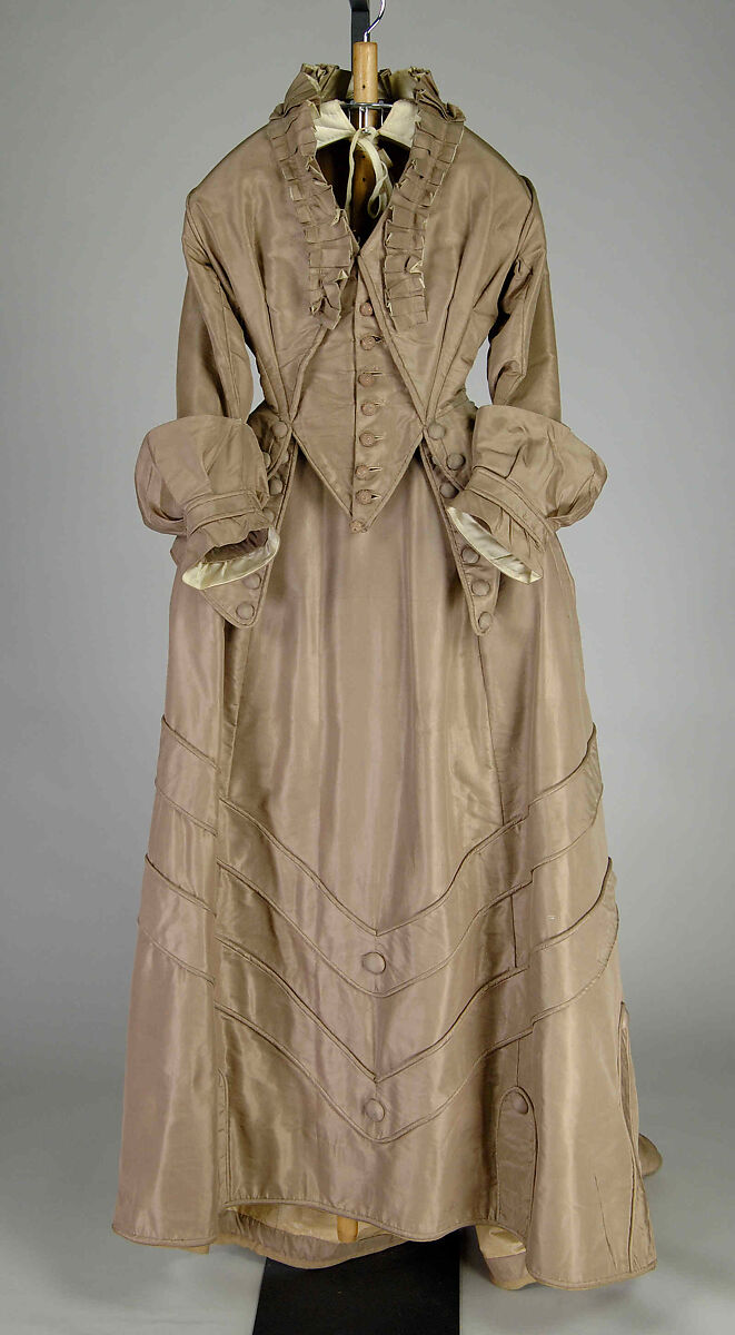 Wedding Dress, Silk, American 