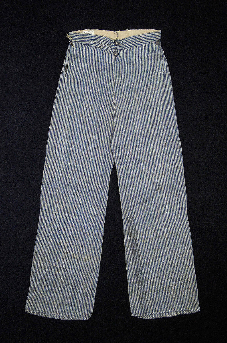 Trousers, Linen, American 