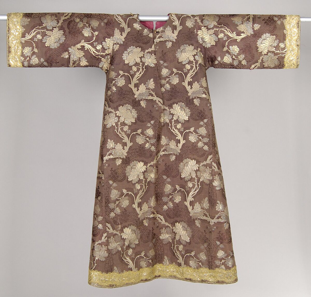 Dalmatic, Silk, metallic, probably Italian 