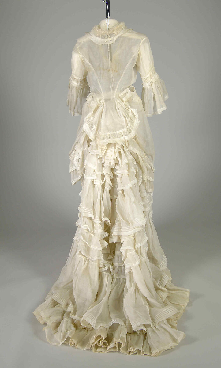 Morning dress, Cotton, American