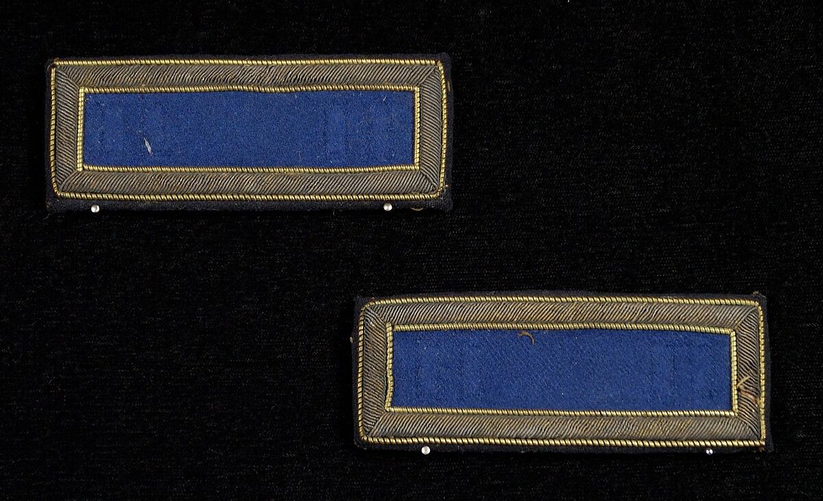 Military epaulets, Wool, metallic, American 