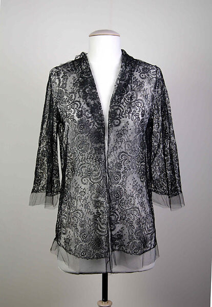 Evening ensemble, Silk, American