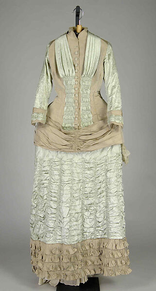 Dinner dress, Wechsler, Abraham &amp; Company, Silk, American 