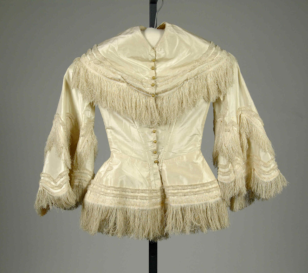 Bodice, Silk, American 