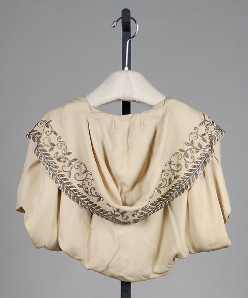 Bolero, Madame Eta Hentz (American, born Hungary, 1895–1986), Silk, metallic, glass, American