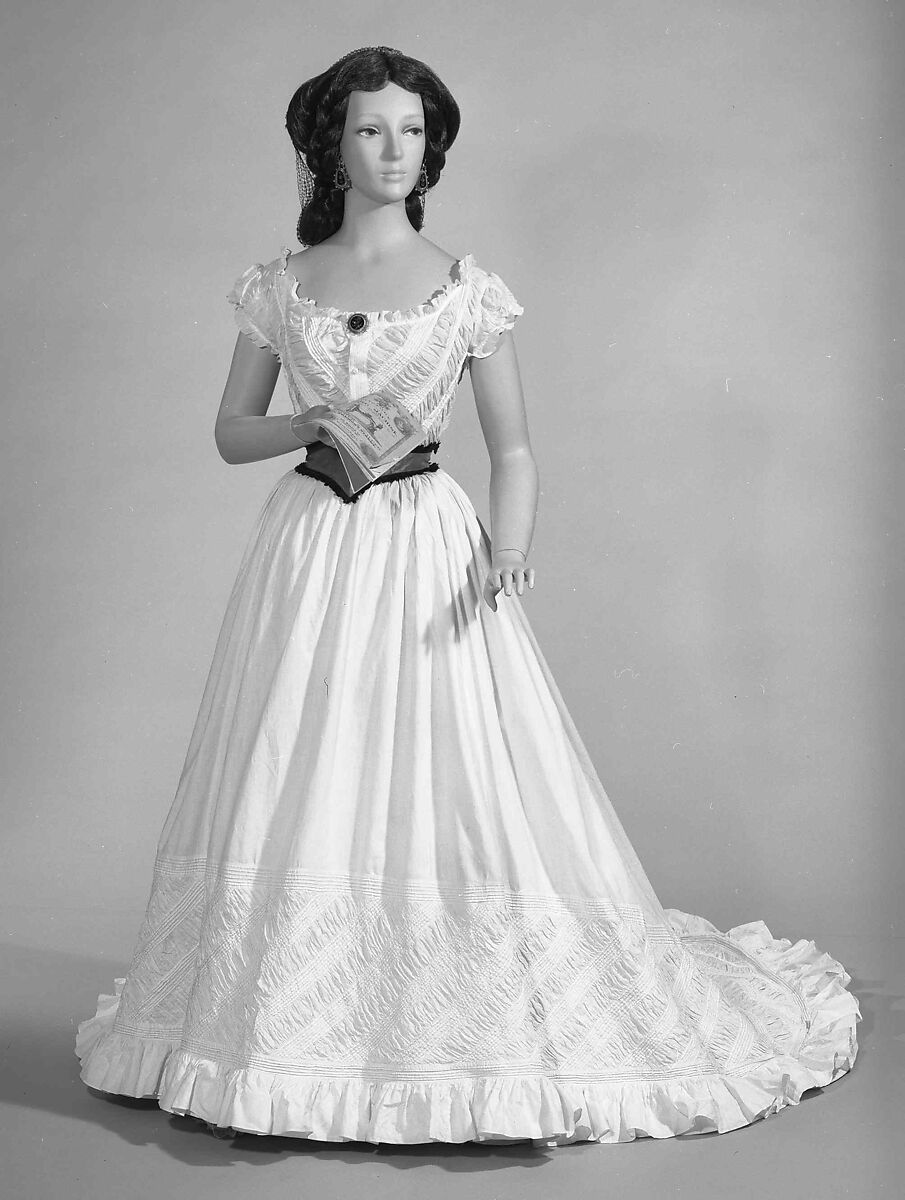 Morning dress, Cotton, American