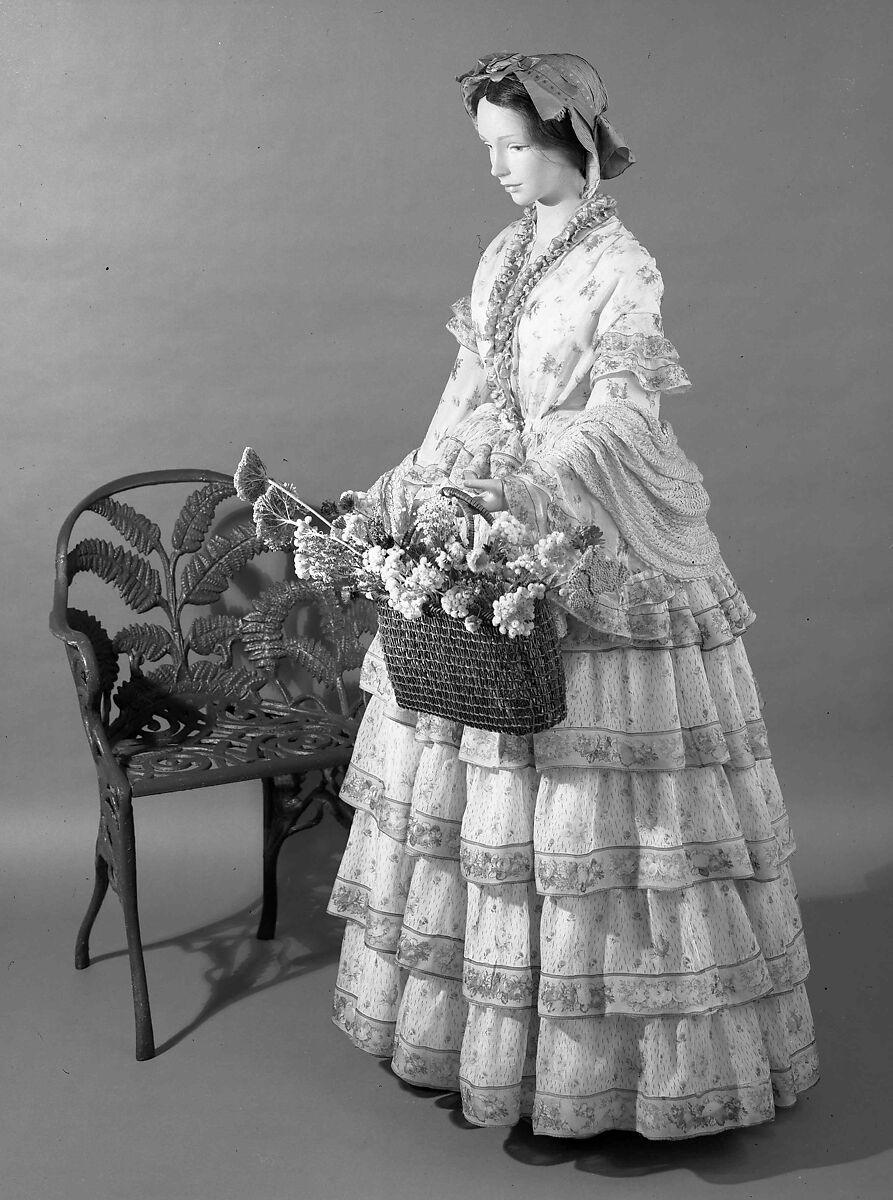 Afternoon dress, Silk, American