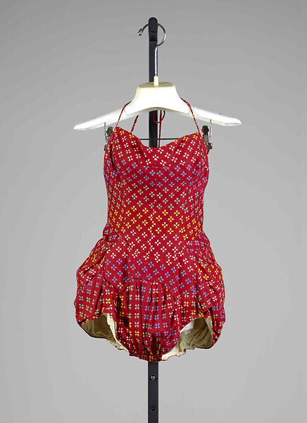 Beachwear, Carolyn Schnurer (American, born New York, 1908–1998 Palm Beach, Florida), Cotton, American 