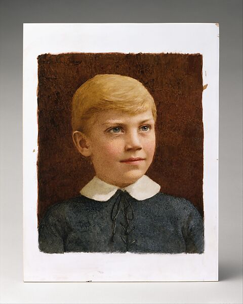 Plaque, Cecilia Beaux (American, Philadelphia, Pennsylvania 1855–1942 Gloucester, Massachusetts), Porcelain, American 